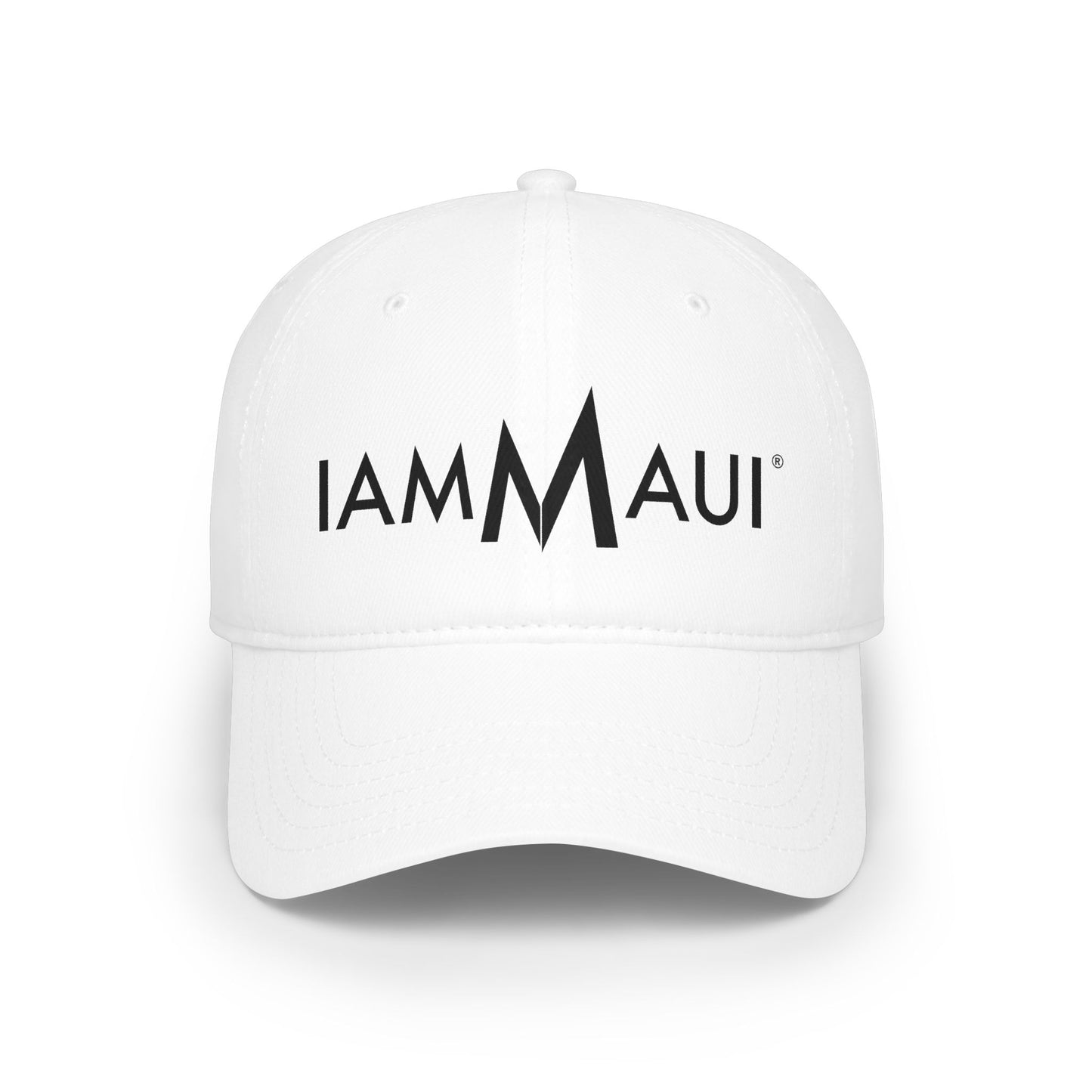 IAMMAUI® Low-Profile Baseball Cap — Island Logo Hat