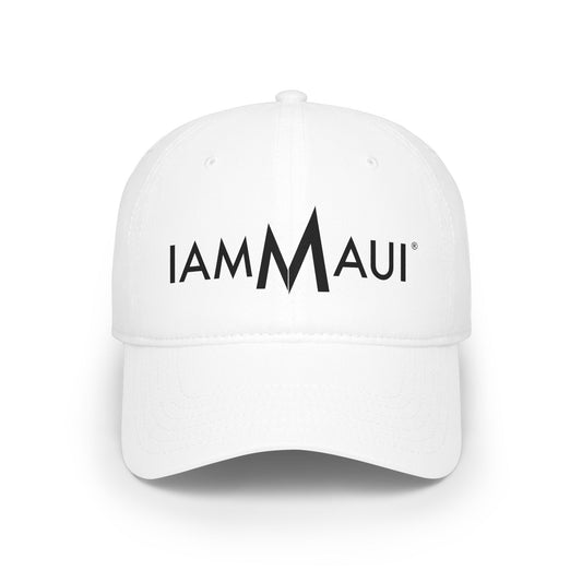 IAMMAUI® Low-Profile Baseball Cap — Island Logo Hat
