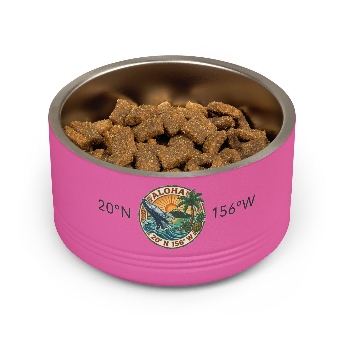 IAMMAUI® Aloha Pet Bowl — 18oz Insulated Stainless Steel