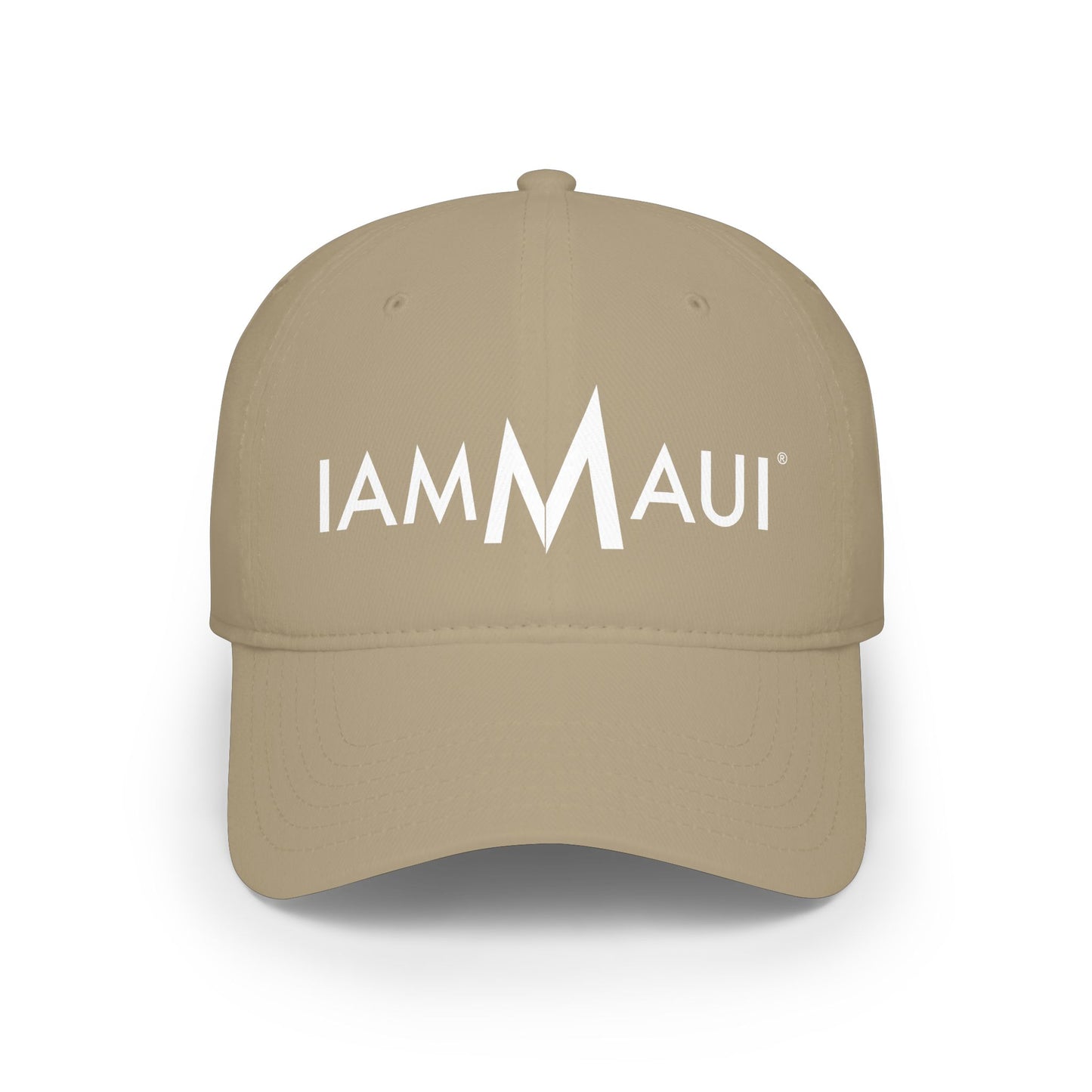 IAMMAUI® Low-Profile Baseball Cap — Island Logo Hat