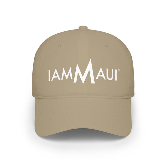 IAMMAUI® Low-Profile Baseball Cap — Island Logo Hat