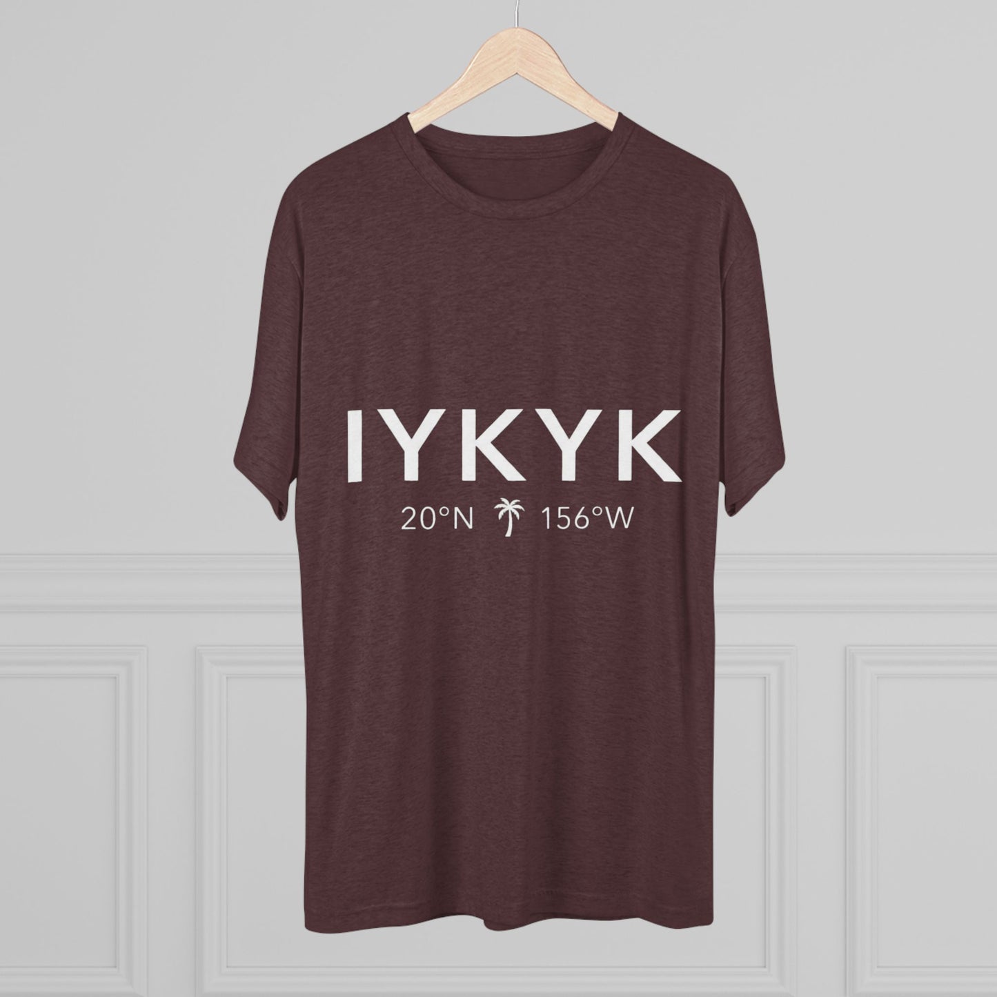 IYKYK Maui Coordinates Tee — IAMMAUI®