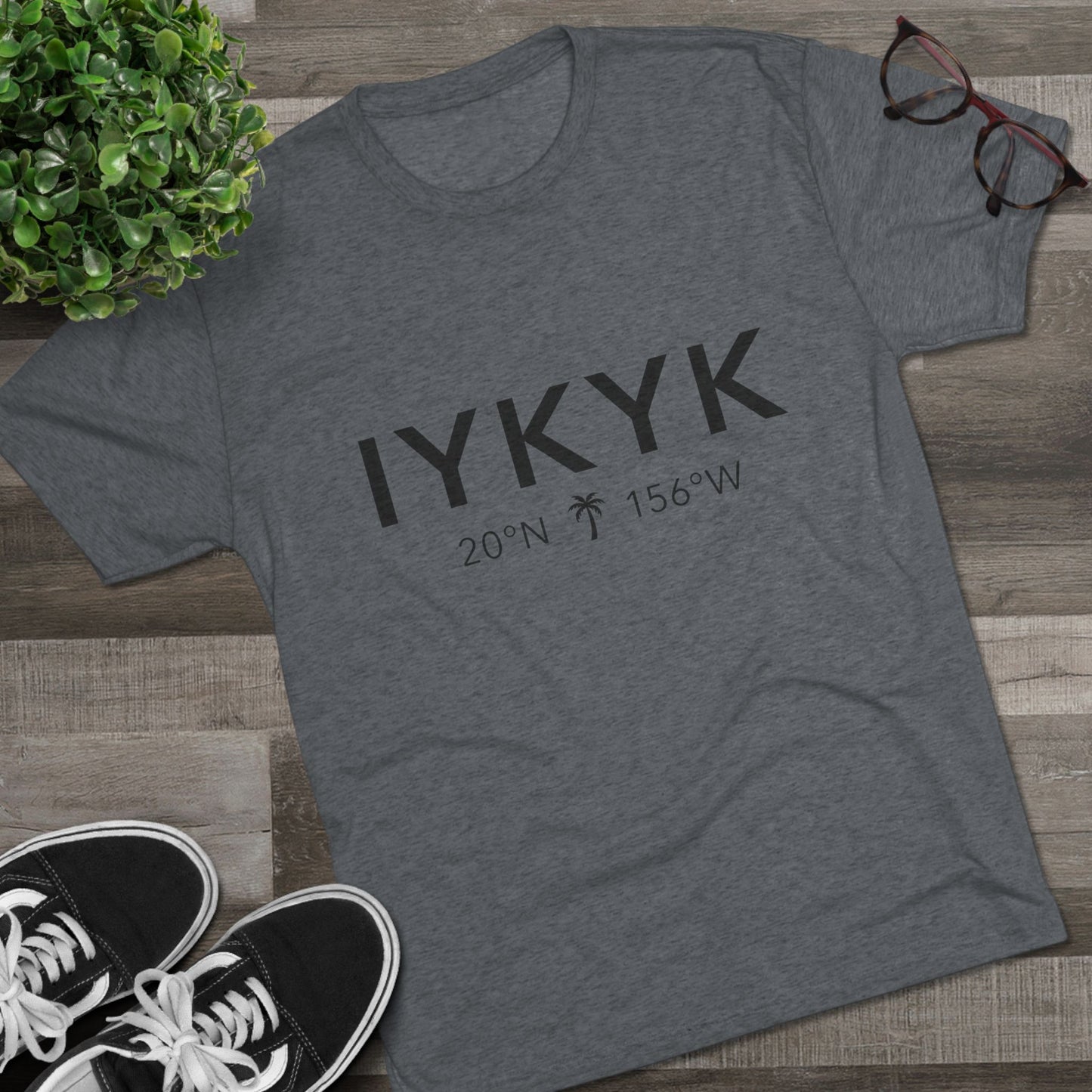 IYKYK Maui Coordinates Tee — IAMMAUI®