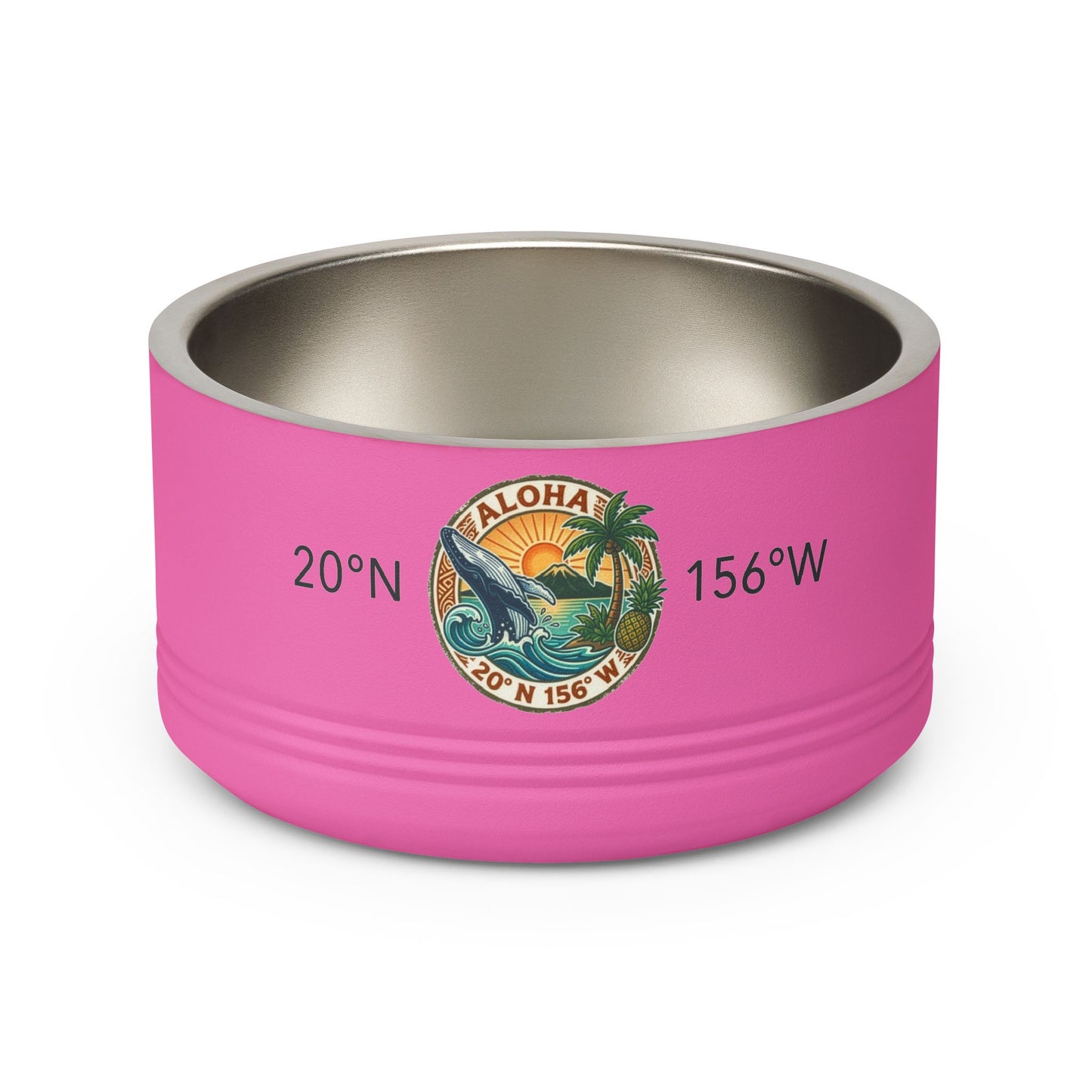 IAMMAUI® Aloha Pet Bowl — 18oz Insulated Stainless Steel