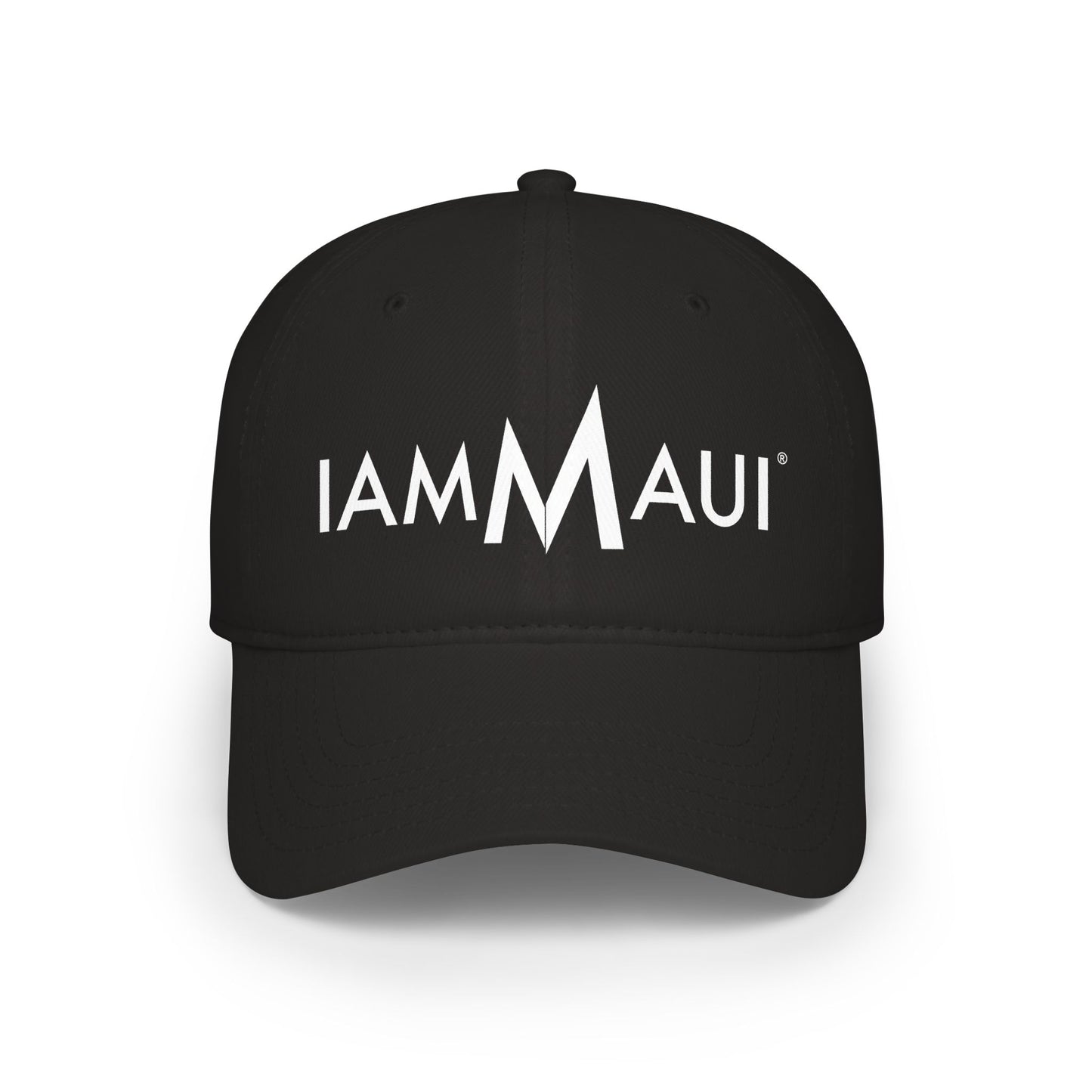 IAMMAUI® Low-Profile Baseball Cap — Island Logo Hat