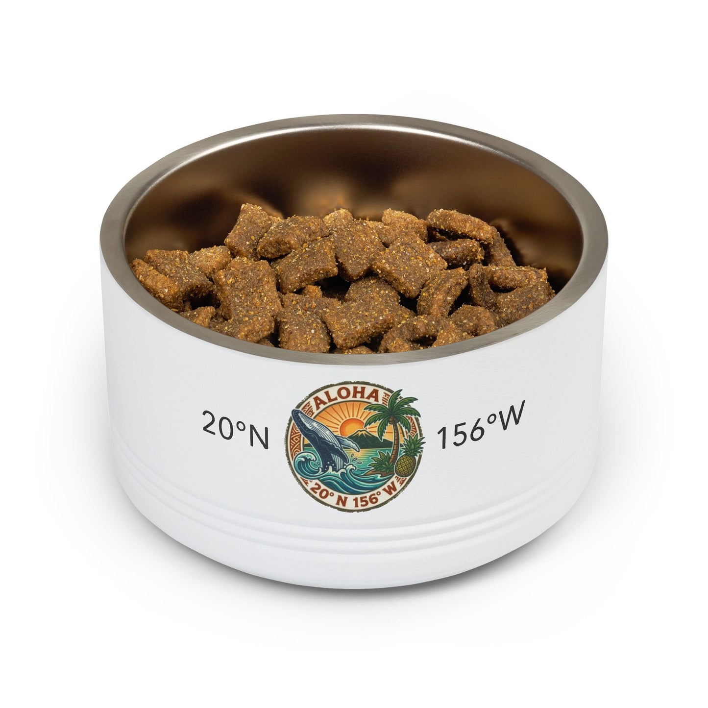 IAMMAUI® Aloha Pet Bowl — 18oz Insulated Stainless Steel