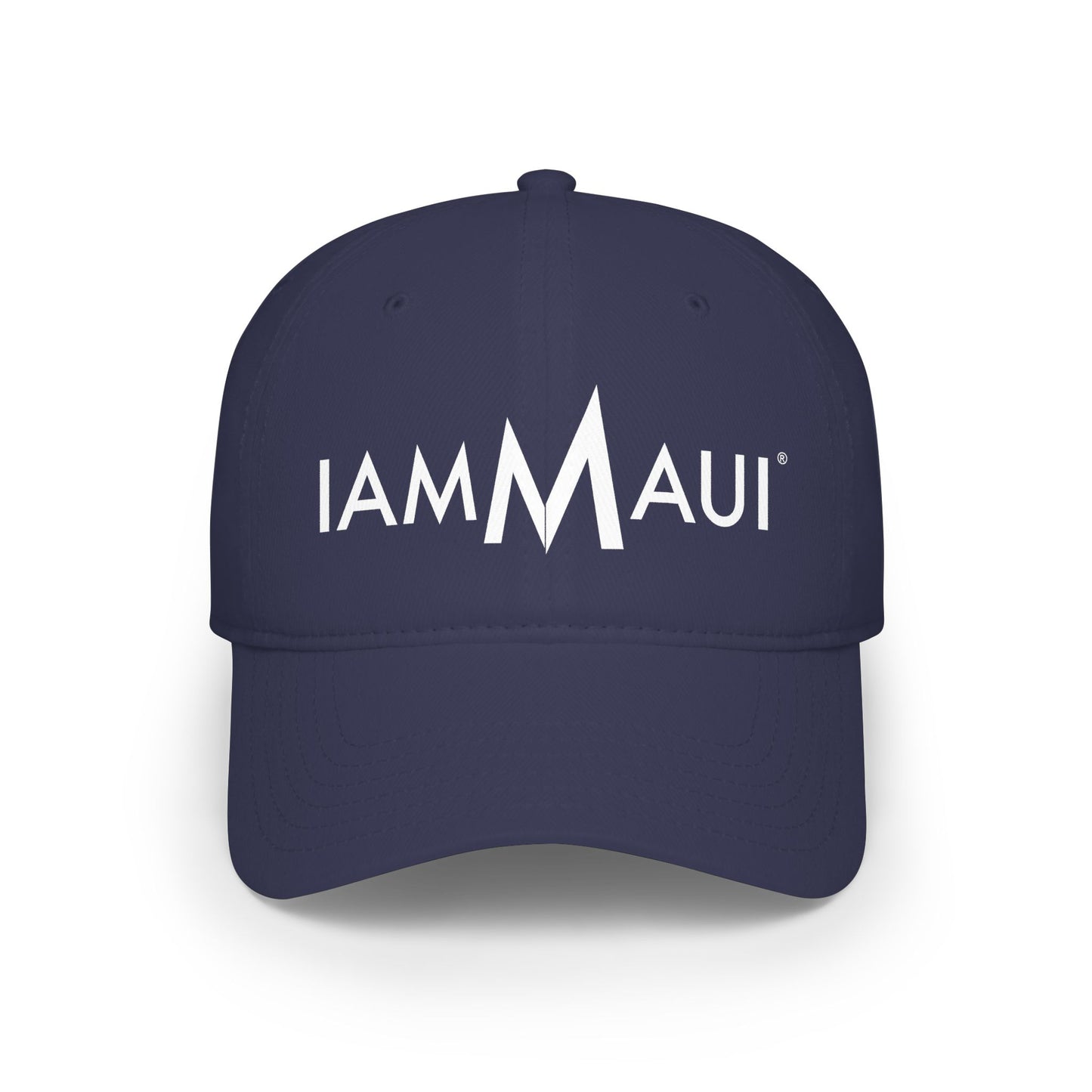 IAMMAUI® Low-Profile Baseball Cap — Island Logo Hat