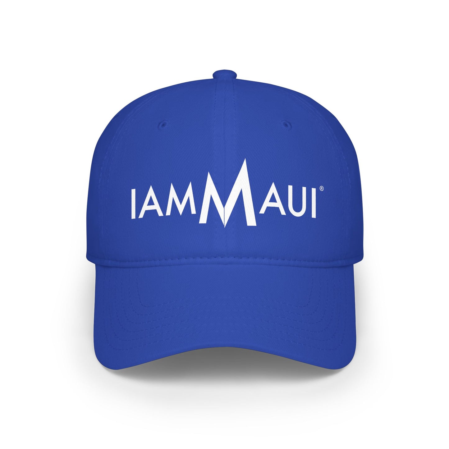 IAMMAUI® Low-Profile Baseball Cap — Island Logo Hat